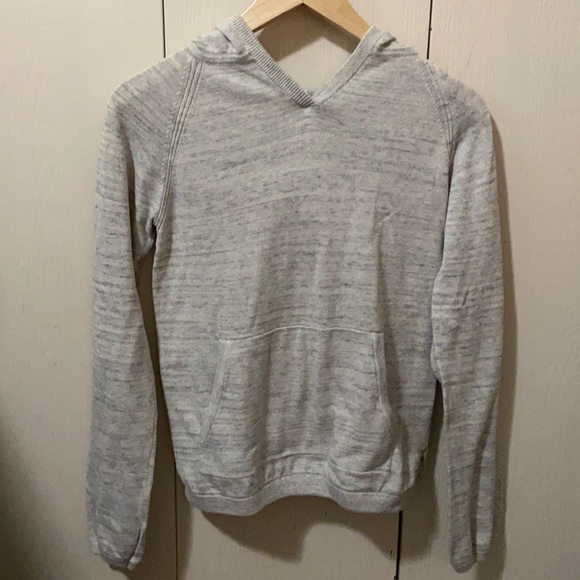 Ivivva Heather Grey Knit Hooded Pullover Sweater - Picture 1 of 6